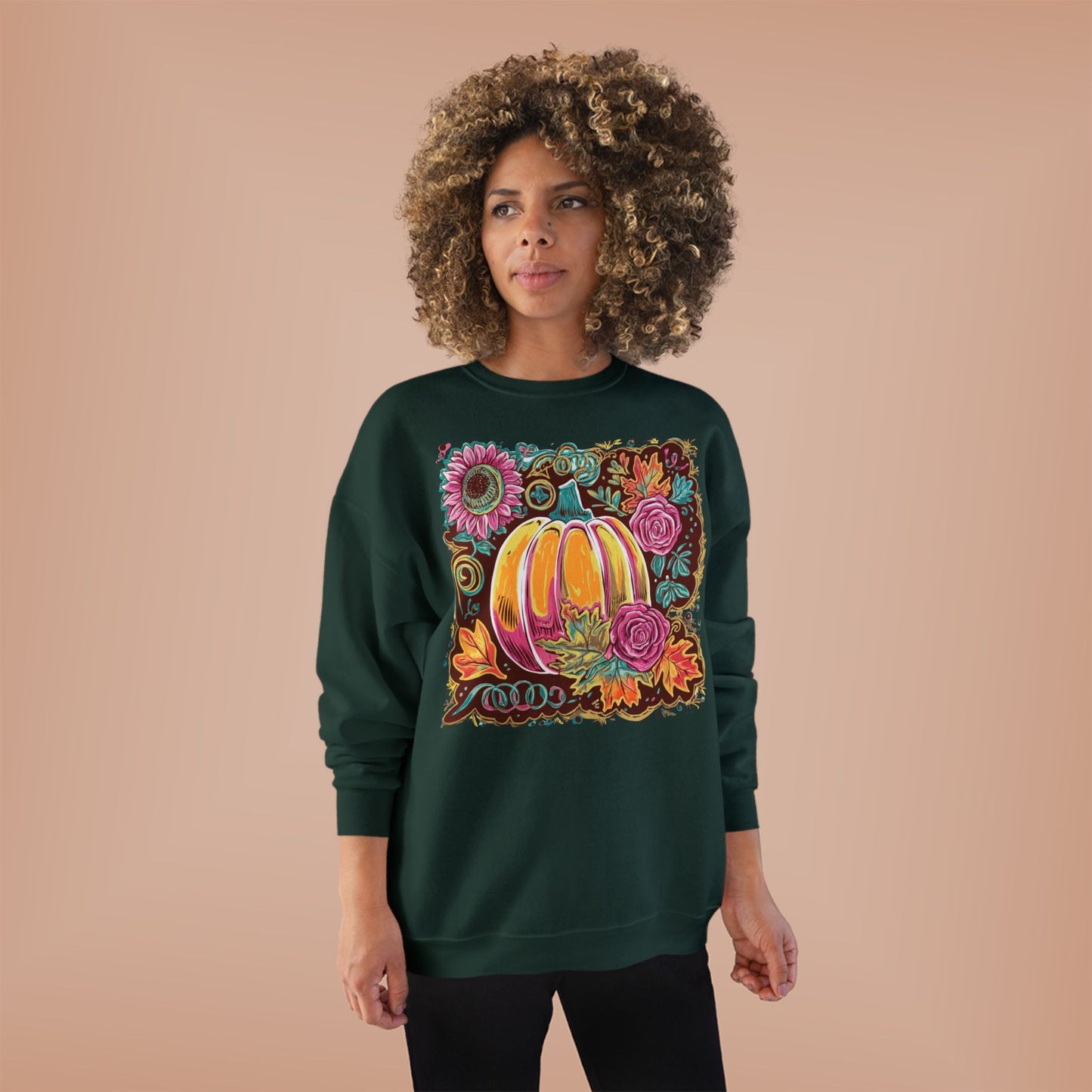 AUTUMN PAINTED PUMPKIN CREWNECK