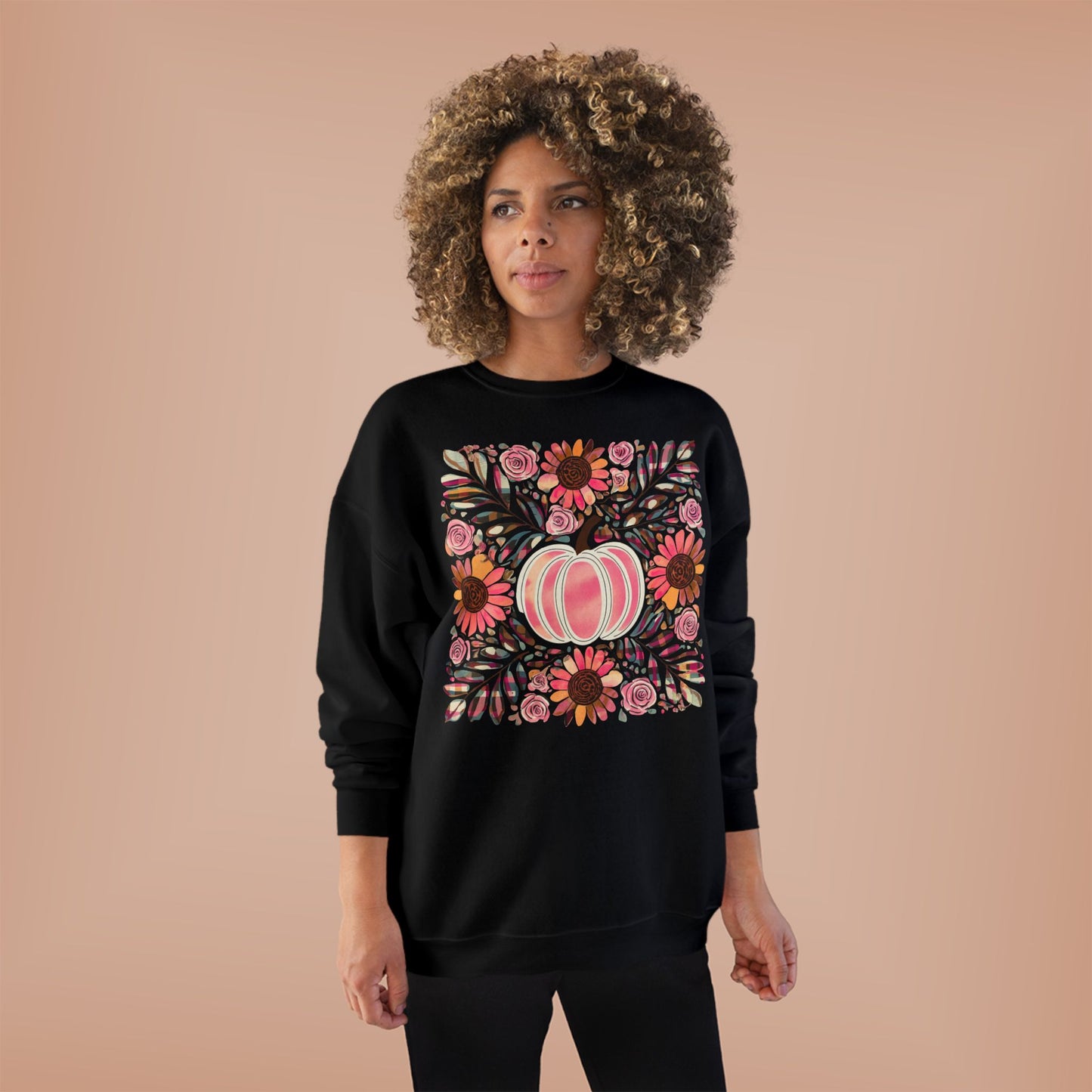 PAINTED PINK PUMPKIN CREWNECK