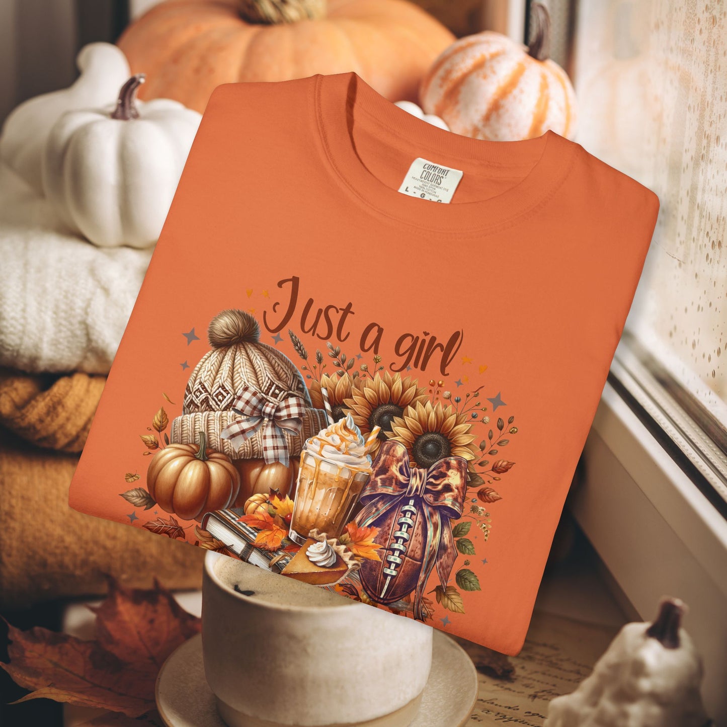 JUST A GIRL WHO LOVES FALL TEE