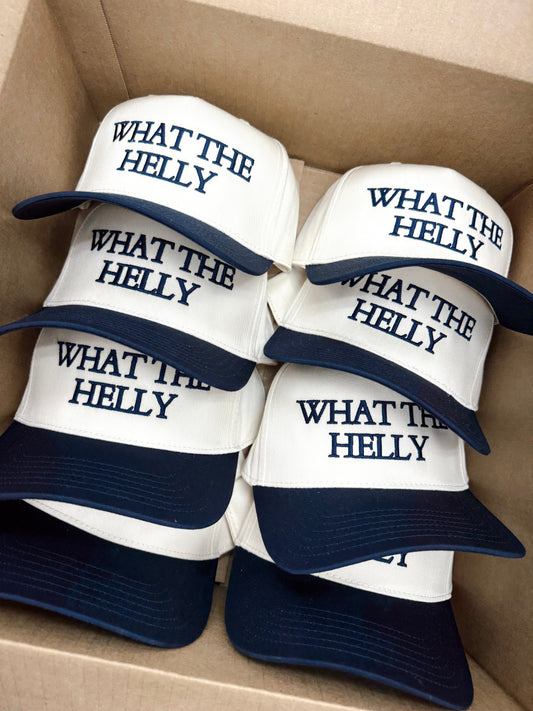 What the Helly | Navy Vintage Trucker Hat