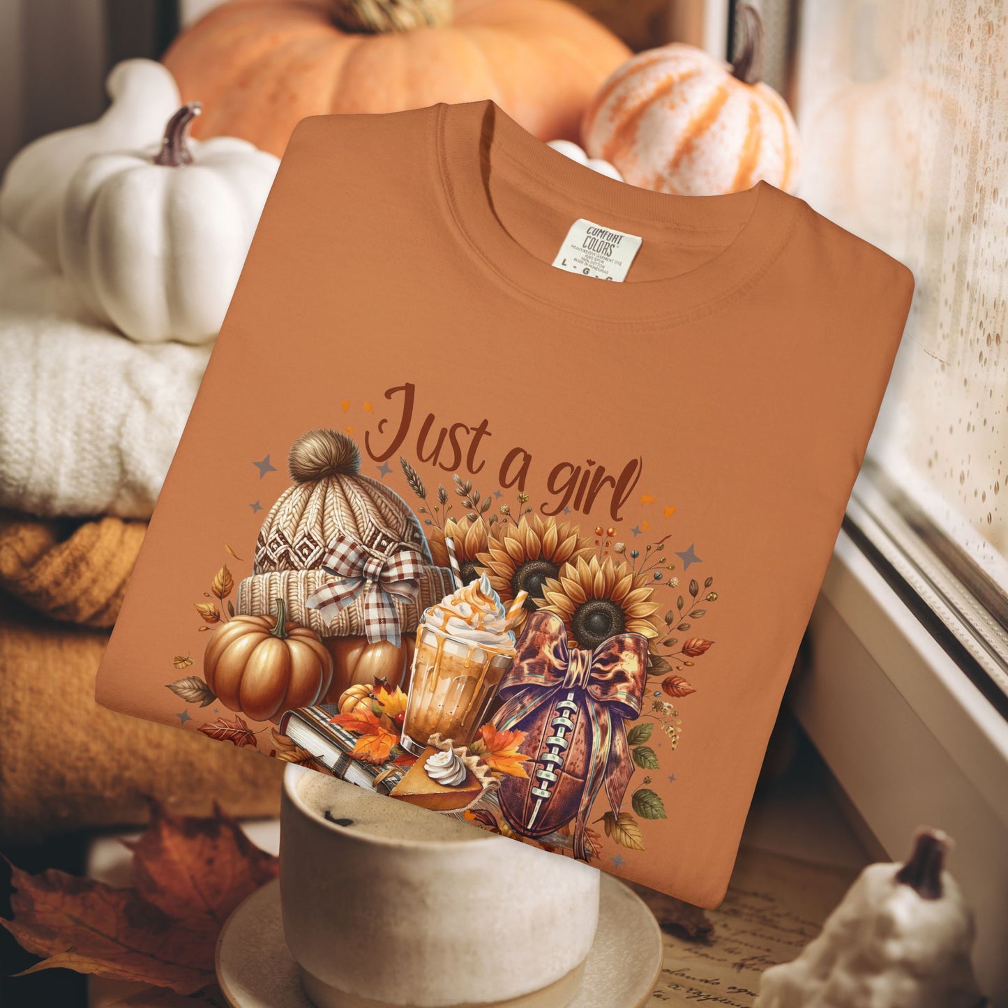 JUST A GIRL WHO LOVES FALL TEE