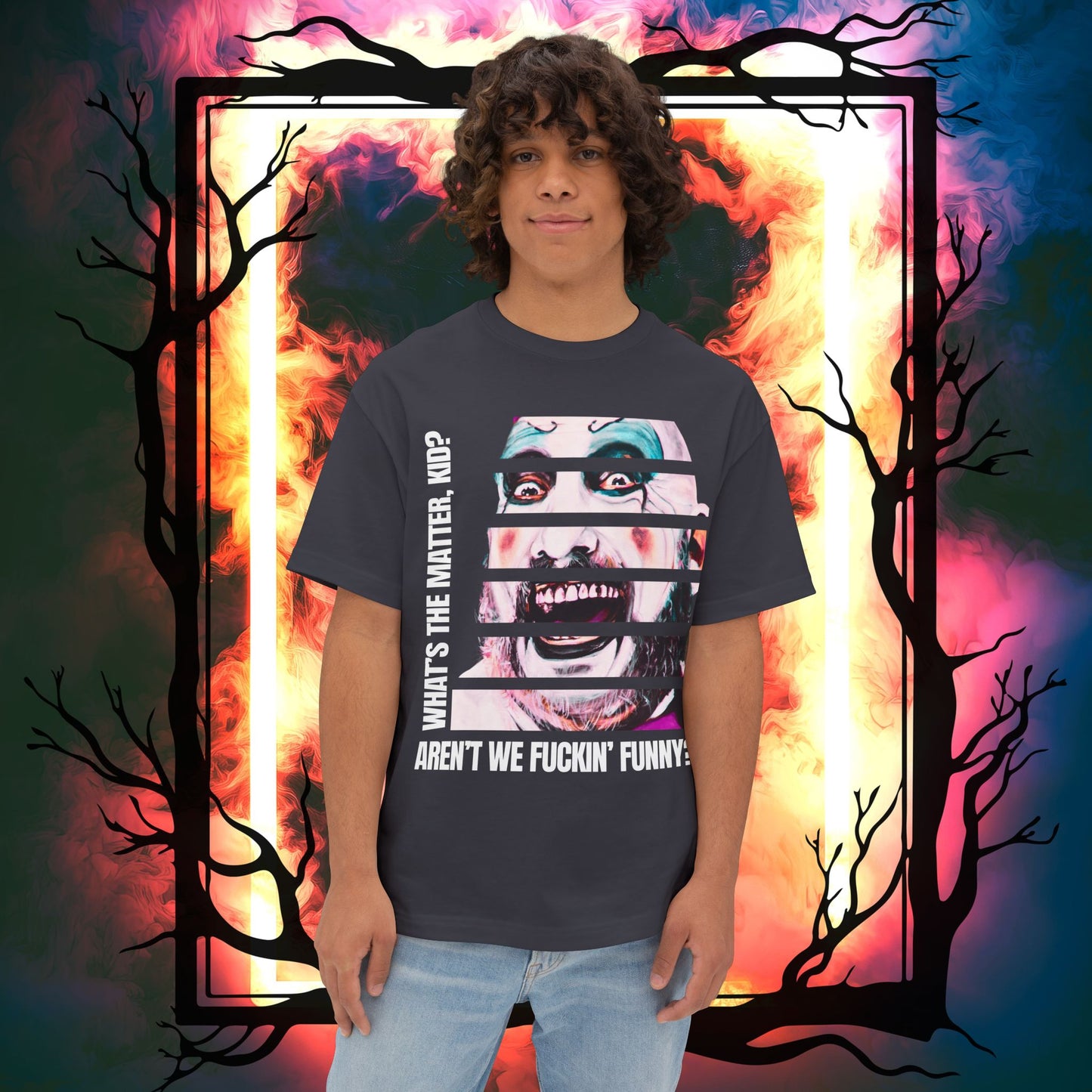 CAPTAIN SPAULDING X UNISEX OVERSIZED BOXY TEE