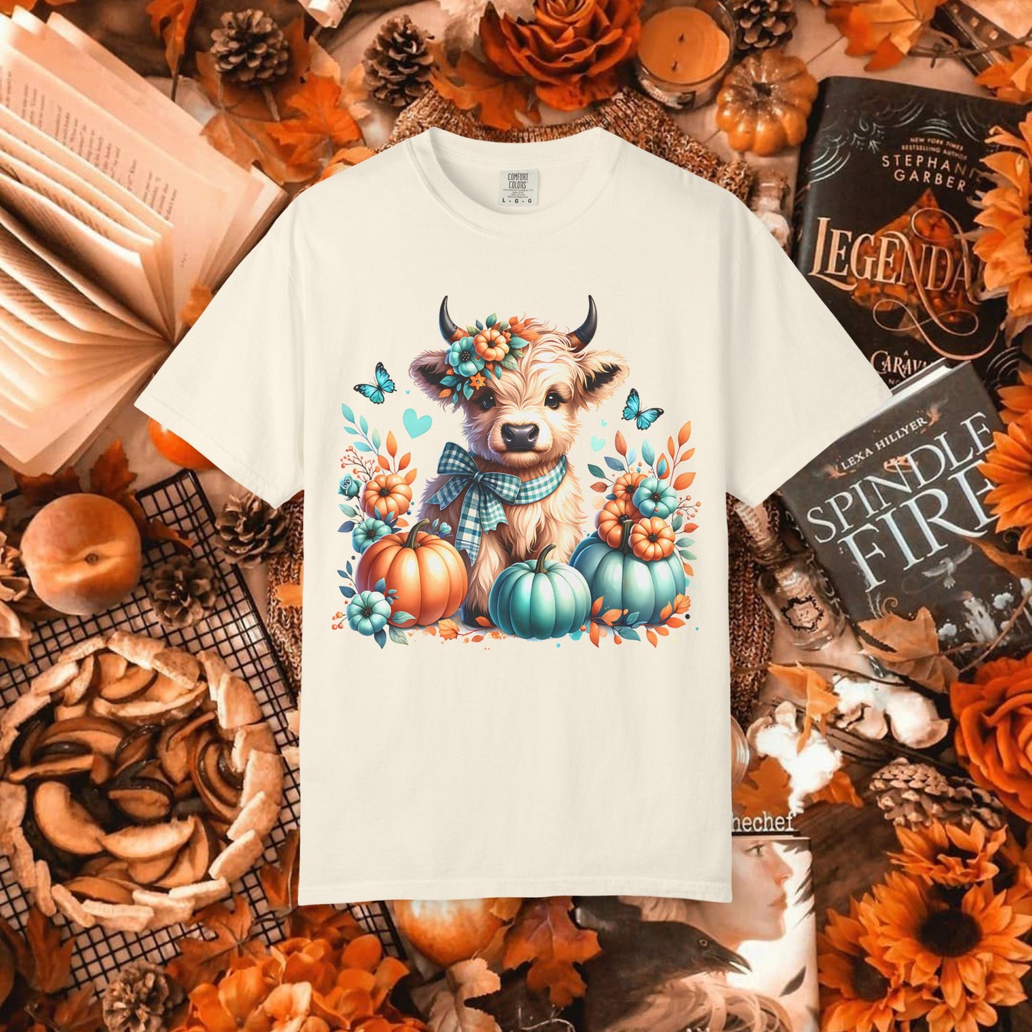 AUTUMN HIGHLAND COW TEE