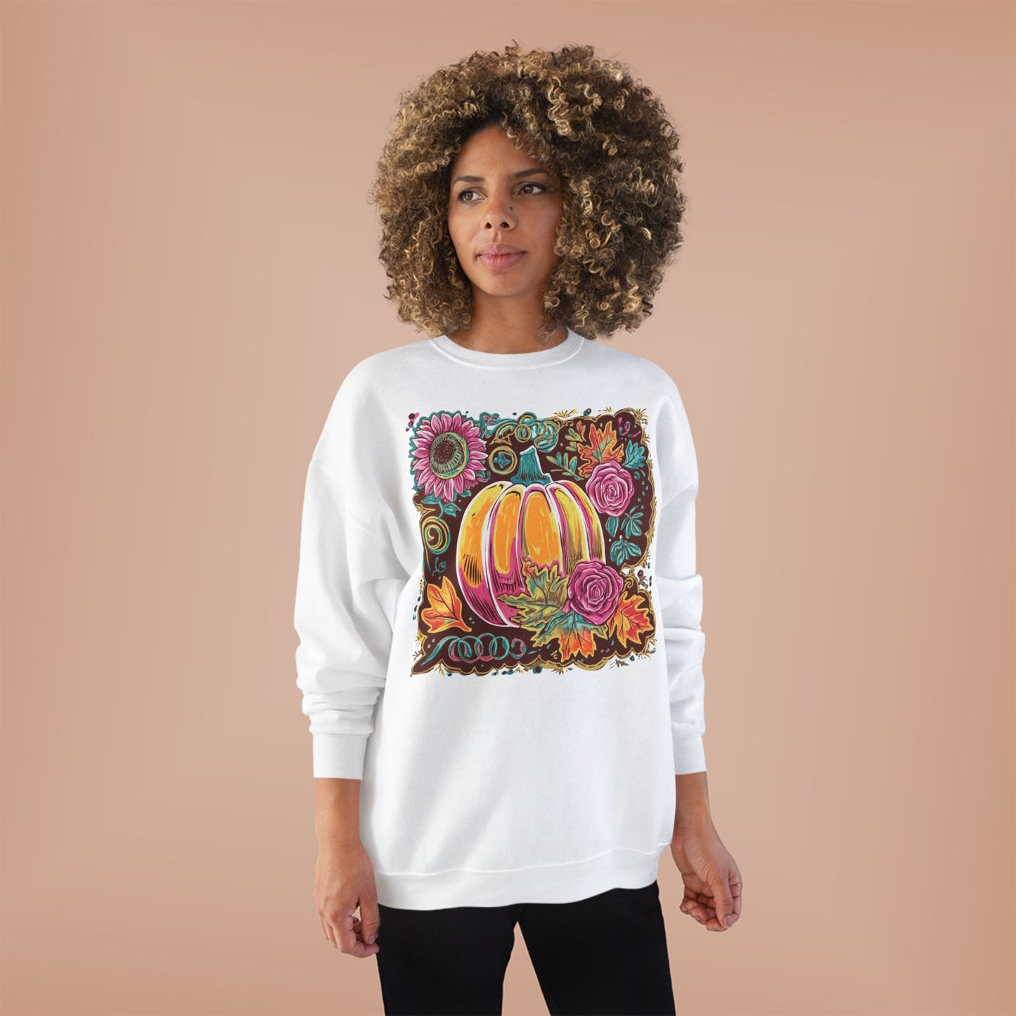 AUTUMN PAINTED PUMPKIN CREWNECK