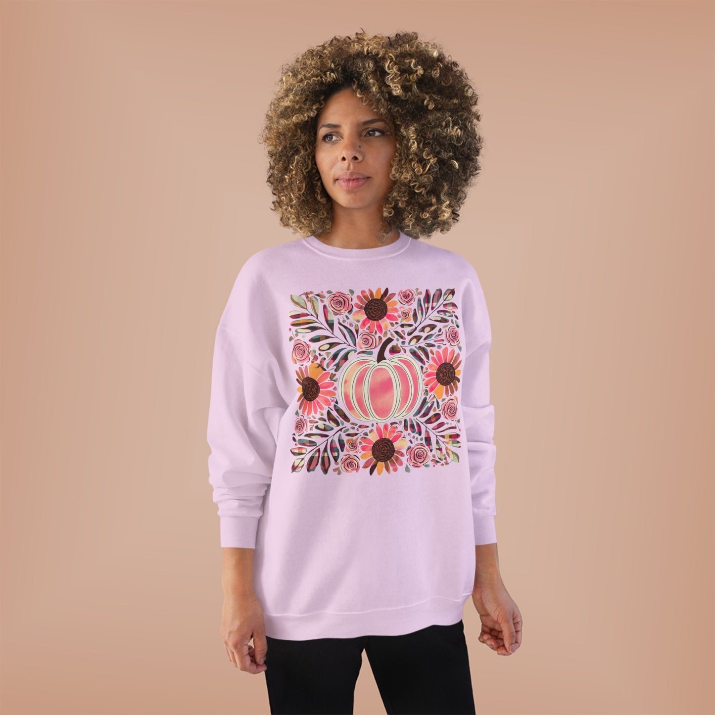 PAINTED PINK PUMPKIN CREWNECK
