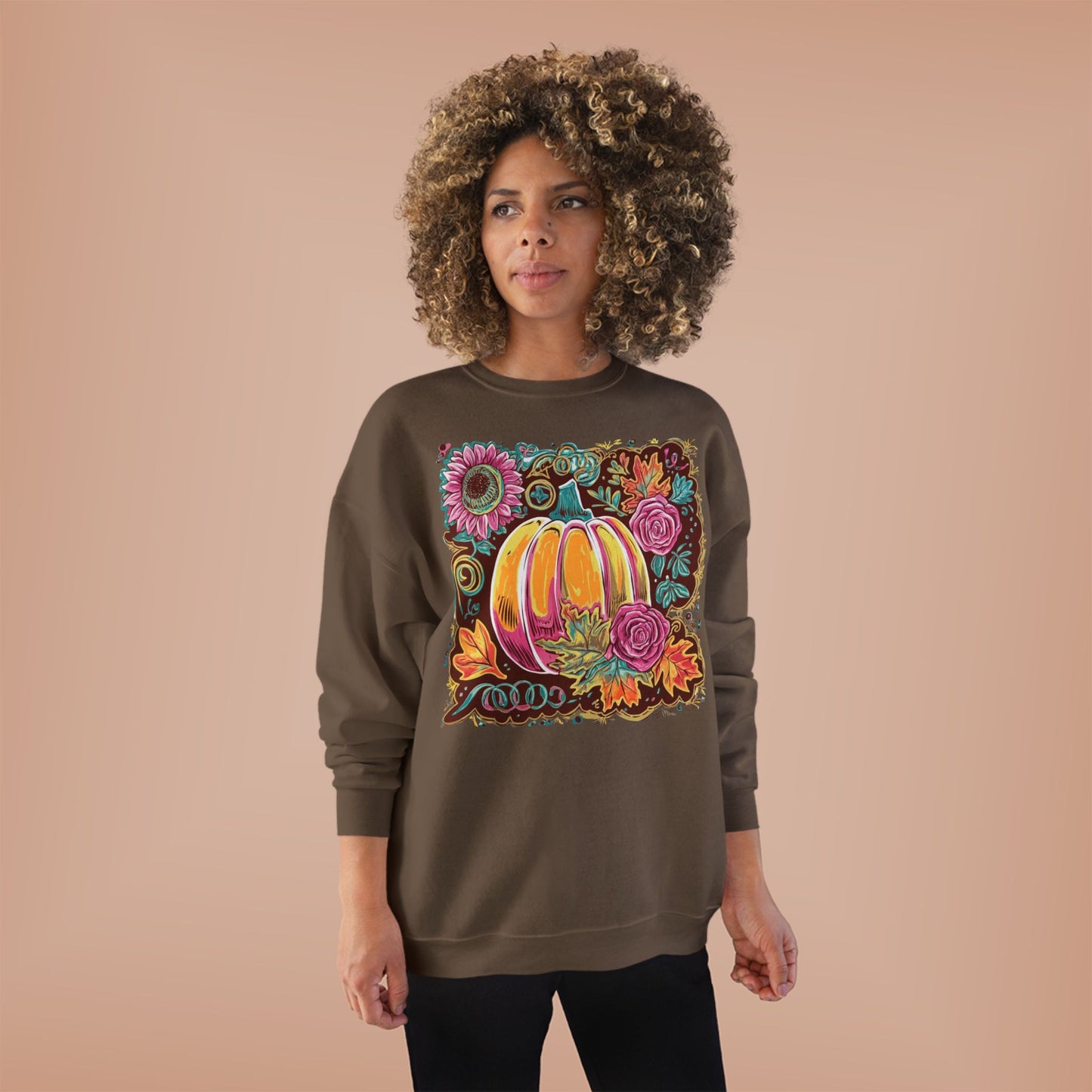 AUTUMN PAINTED PUMPKIN CREWNECK
