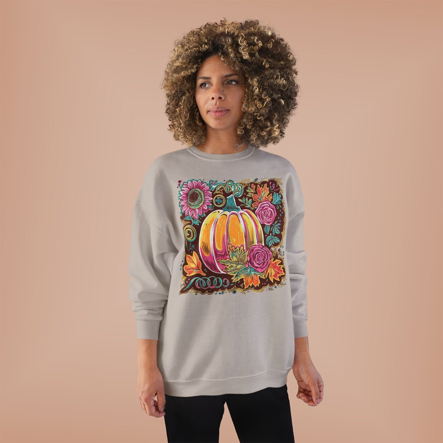 AUTUMN PAINTED PUMPKIN CREWNECK