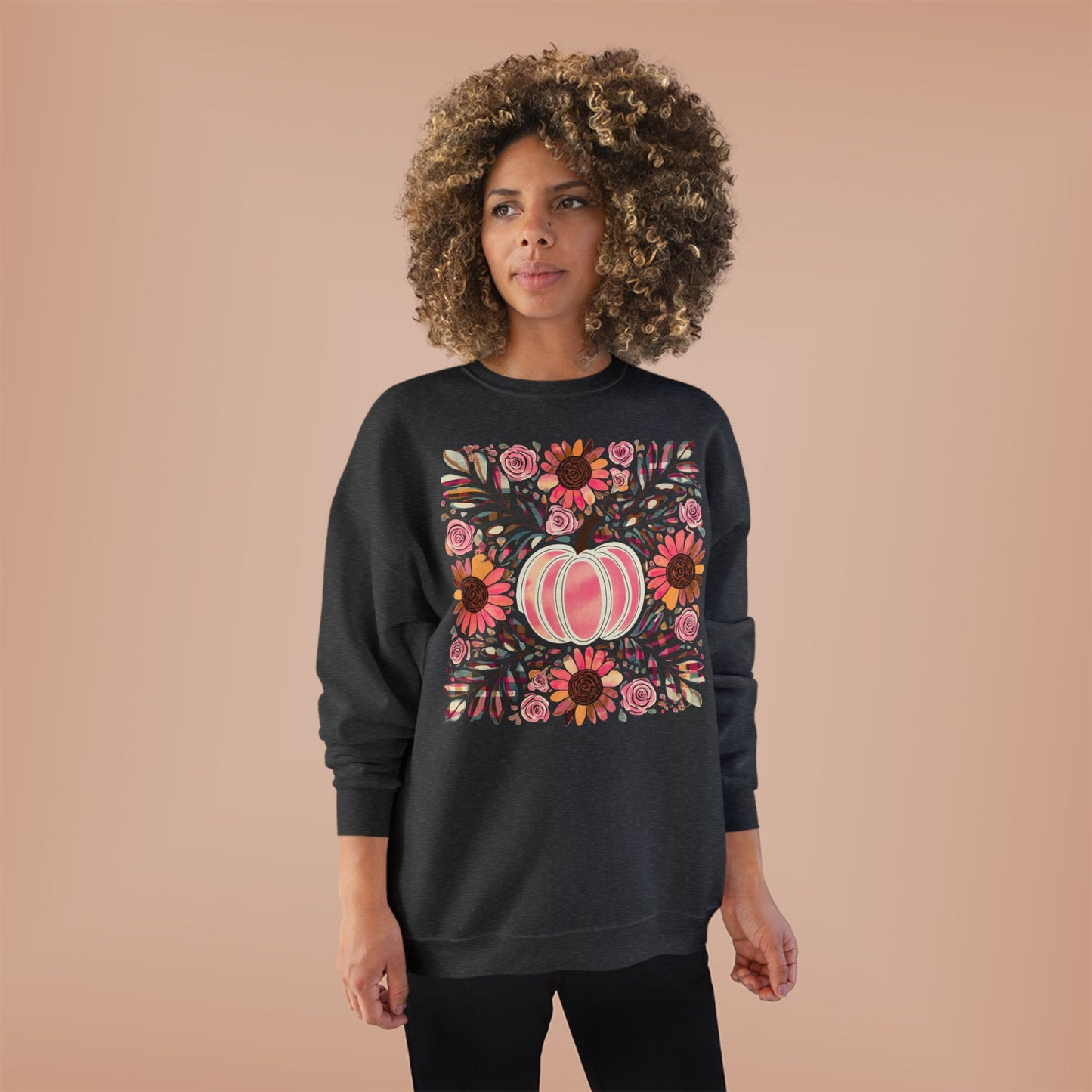 PAINTED PINK PUMPKIN CREWNECK