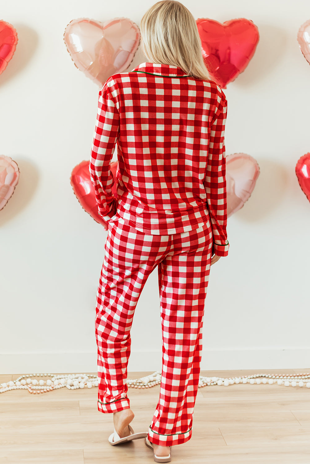 Plaid Christmas Pajama Set