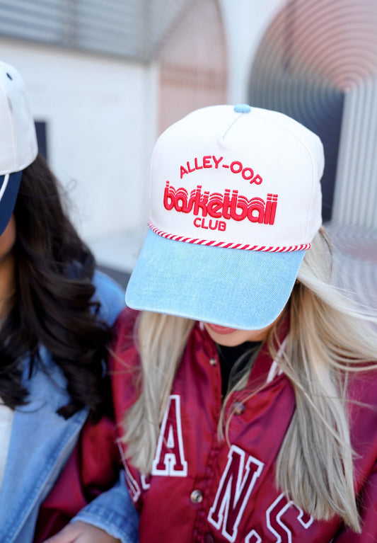 Alley Oop Basketball Club | Denim Vintage Trucker Hat