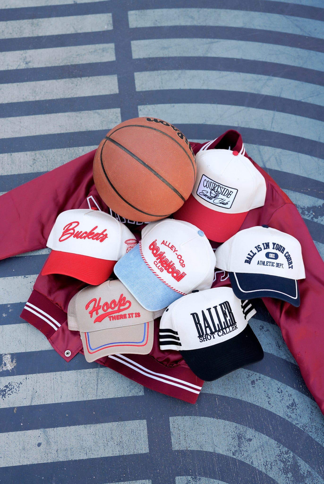 Alley Oop Basketball Club | Denim Vintage Trucker Hat