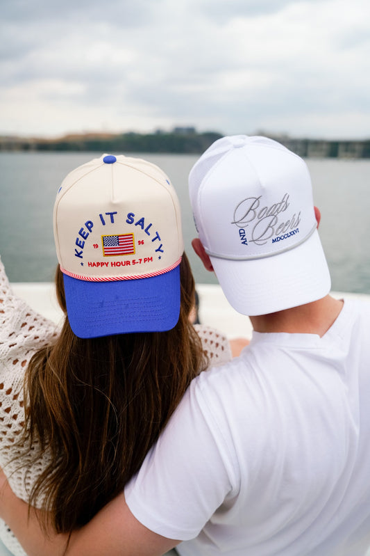 Keep it Salty | Royal Blue Vintage Trucker Hat