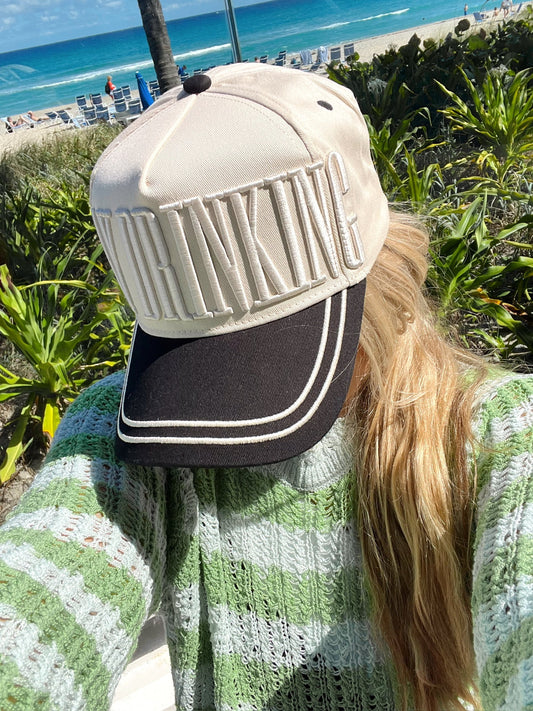 Day Drinking | Black Vintage Trucker Hat