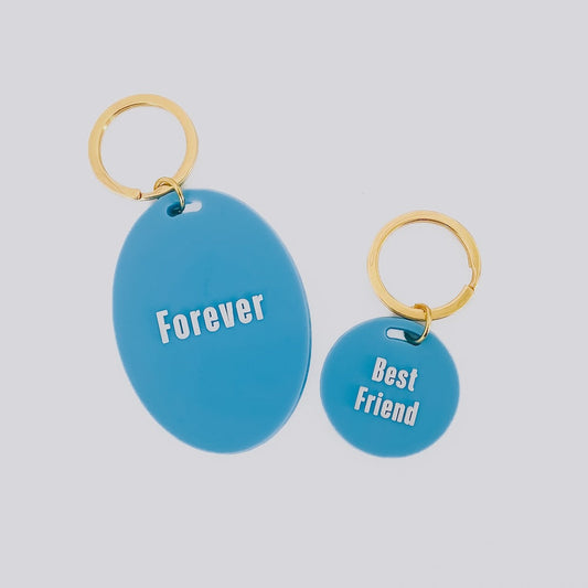 Gus & Co - Dog Tag and Keychain Set