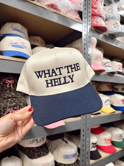 What the Helly | Navy Vintage Trucker Hat
