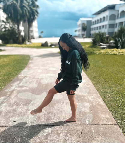 Skai Runitback x Relaxed Hoodie | Pine