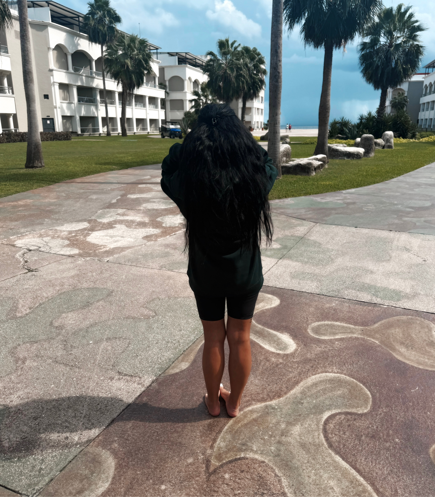 Skai Runitback x Relaxed Hoodie | Pine