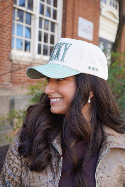 LUCKY | Polka Dot Trucker Hat