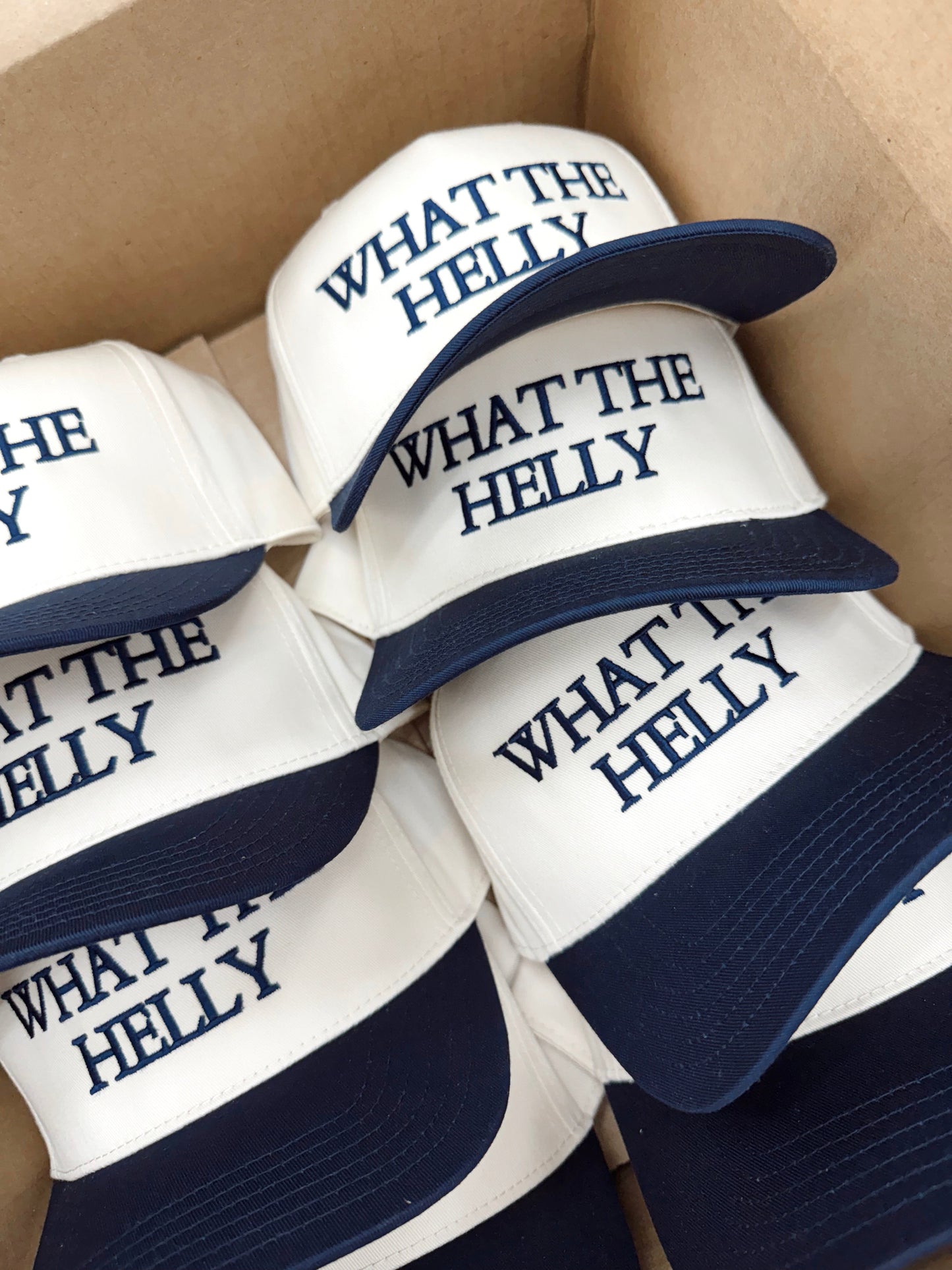 What the Helly | Navy Vintage Trucker Hat