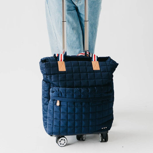 Puffer Tote Everyday/Travel Roller Bag