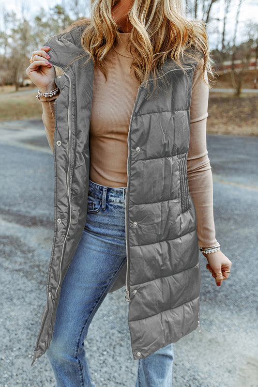 Riley Long Hooded Vest