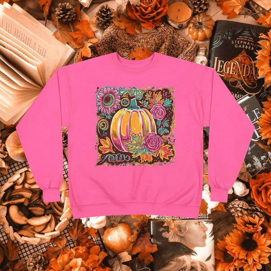 AUTUMN PAINTED PUMPKIN CREWNECK