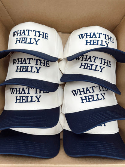What the Helly | Navy Vintage Trucker Hat