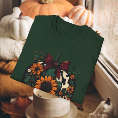 AUTUMN FLORAL PUMPKIN TEE