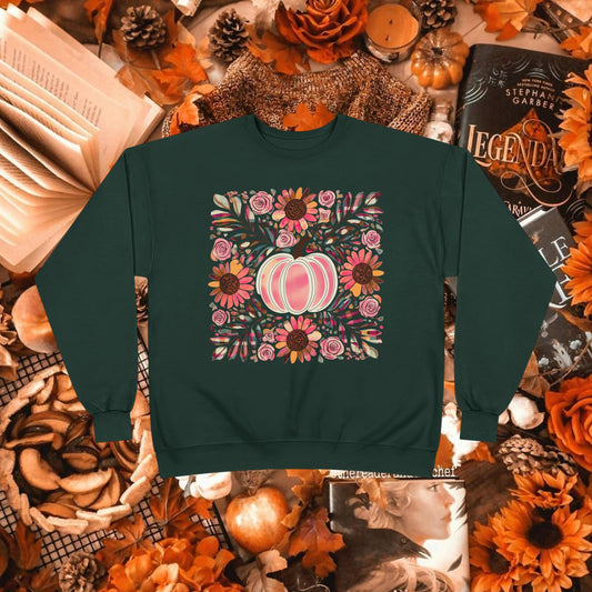 PAINTED PINK PUMPKIN CREWNECK