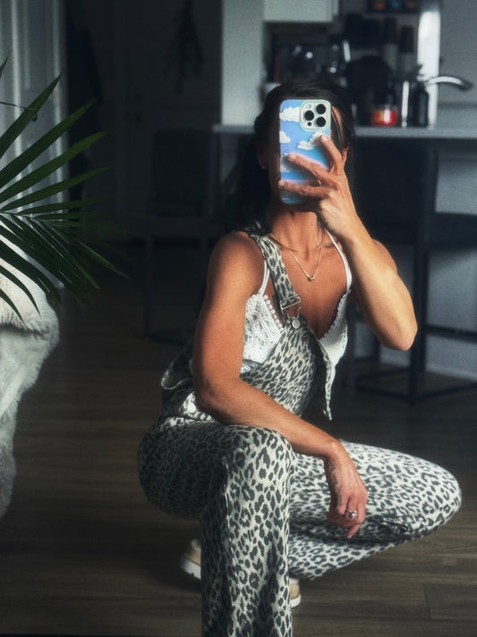 Cheetah | Wide Leg | Overalls