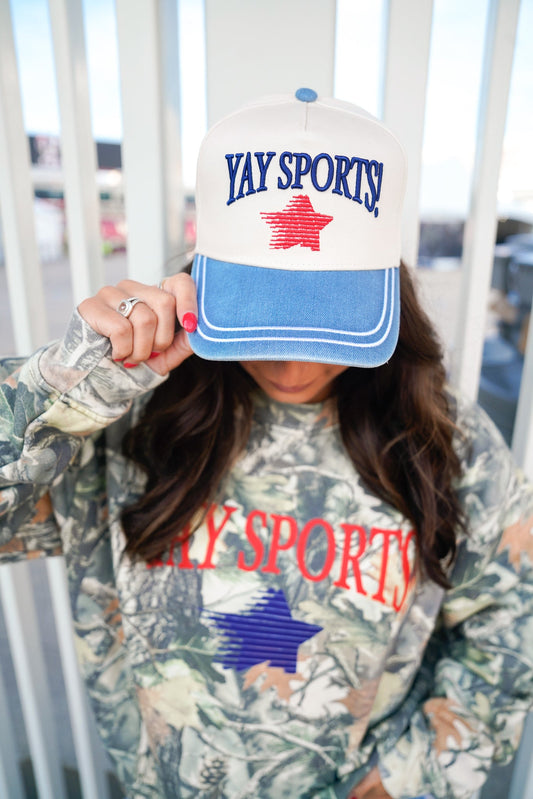 Yay Sports! | Denim Vintage Trucker Hat