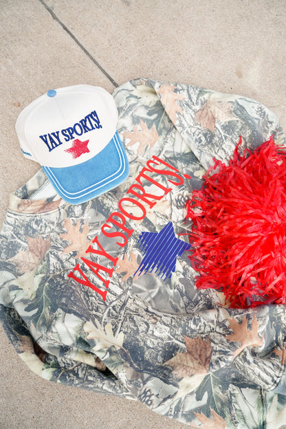 Yay Sports! | Denim Vintage Trucker Hat