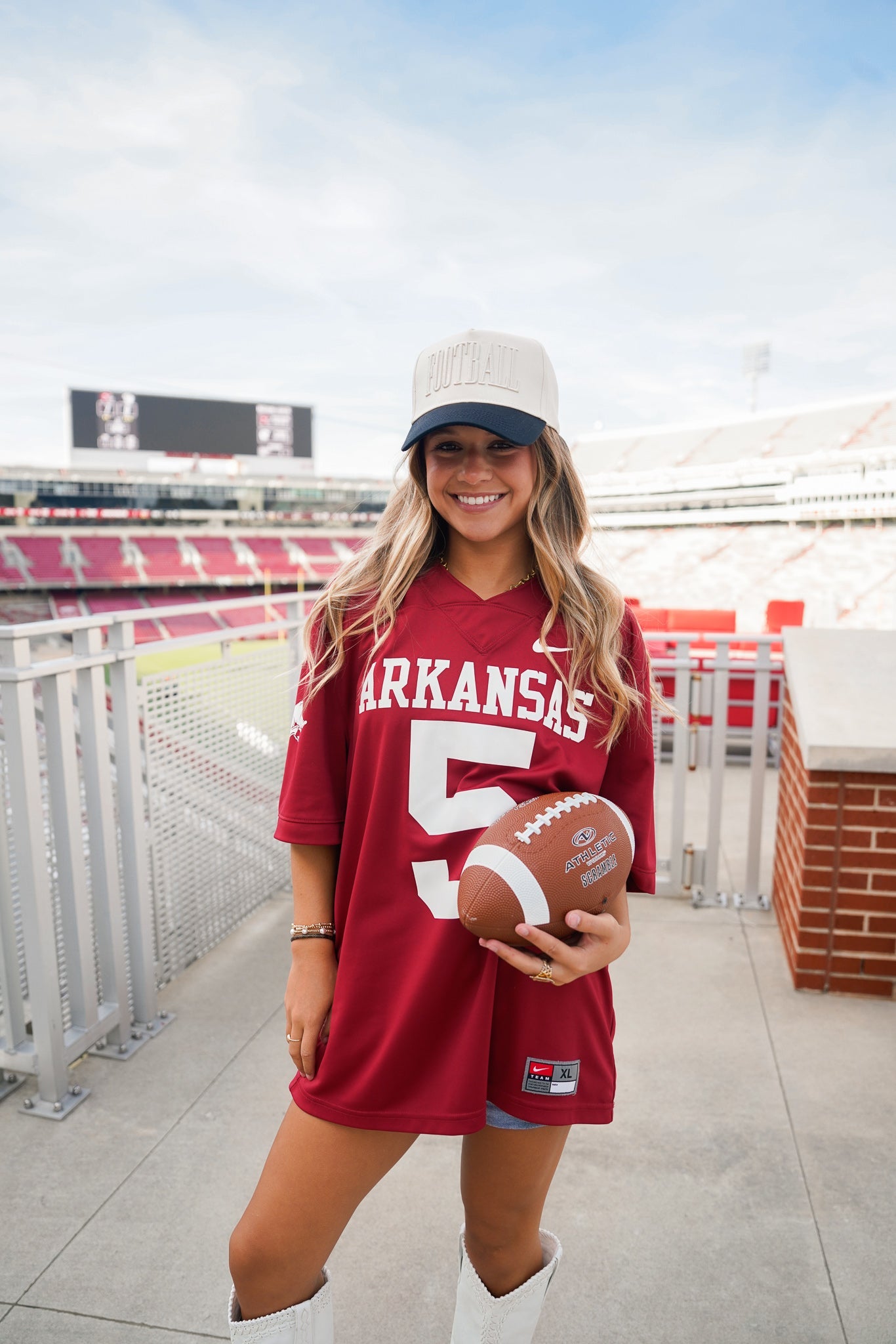 FOOTBALL | Neutral Vintage Trucker Hat