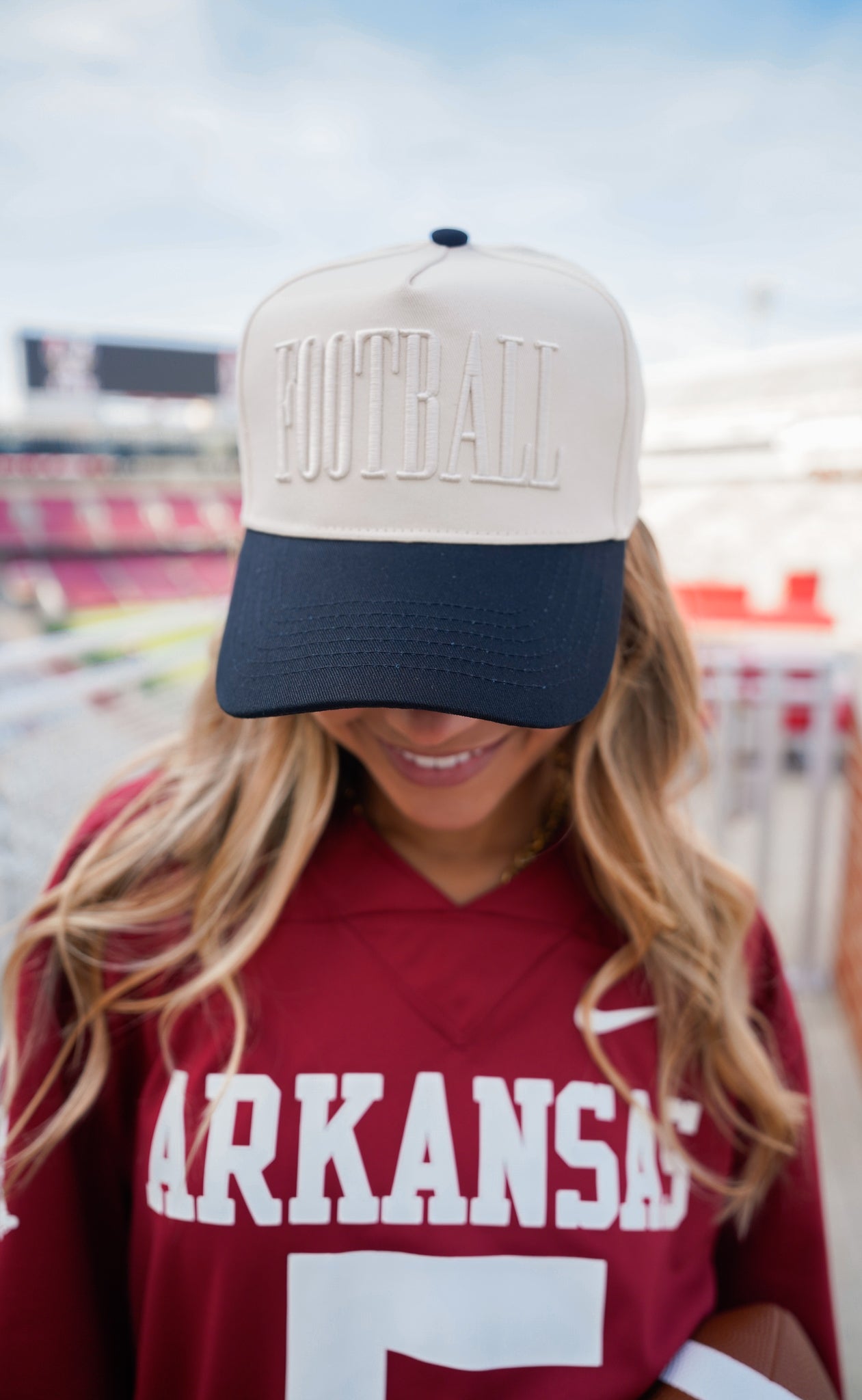 FOOTBALL | Neutral Vintage Trucker Hat
