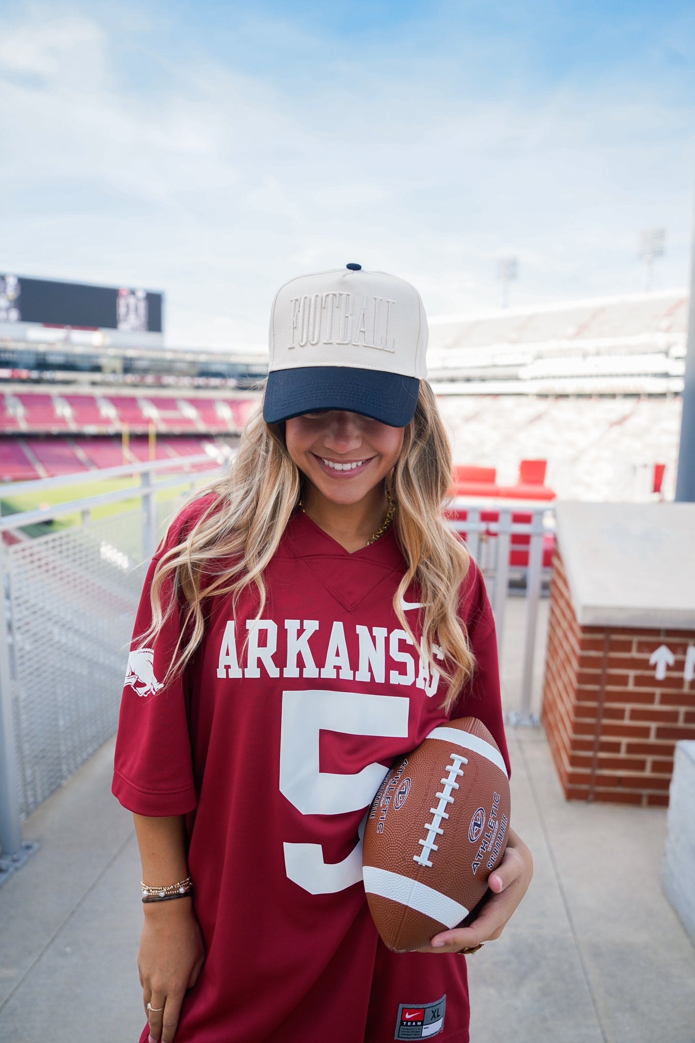 FOOTBALL | Neutral Vintage Trucker Hat