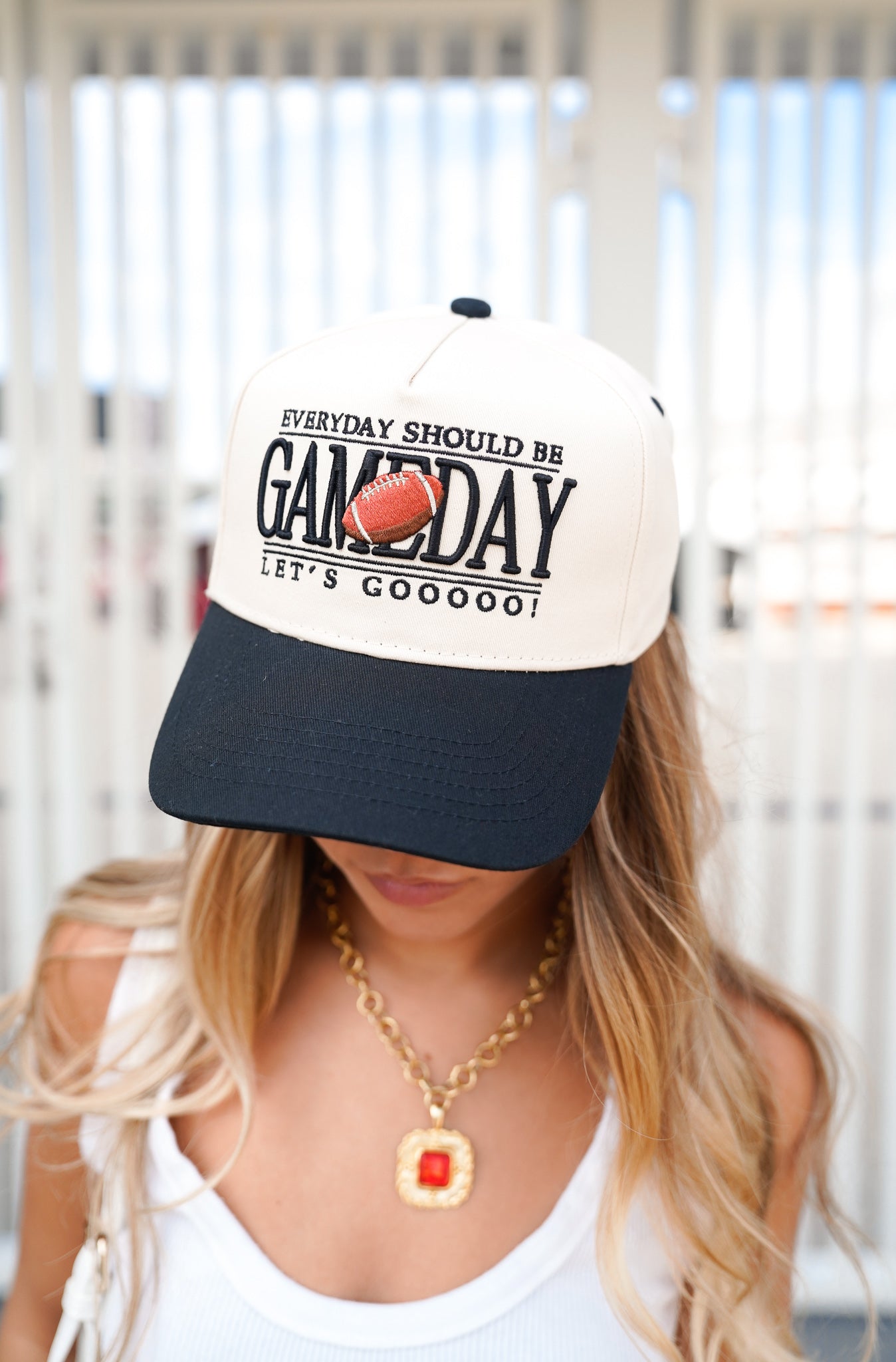 Everyday Should Be Gameday | Black Vintage Trucker Hat