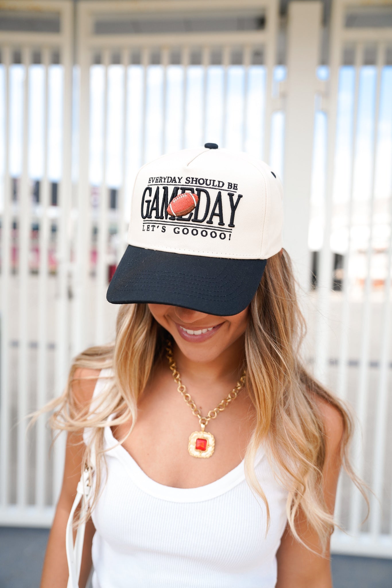 Everyday Should Be Gameday | Black Vintage Trucker Hat