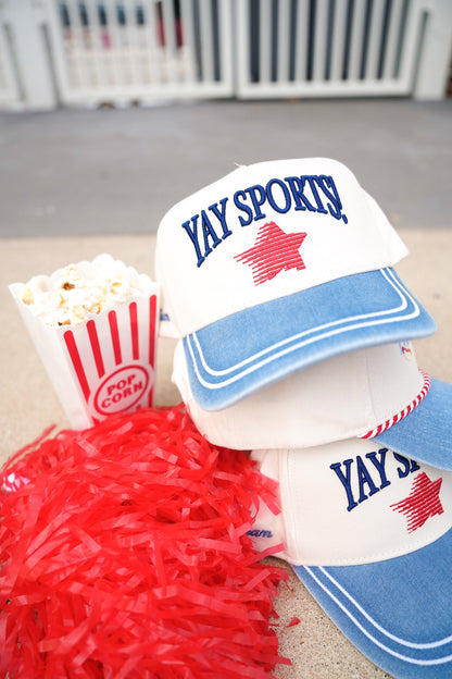 Yay Sports! | Denim Vintage Trucker Hat