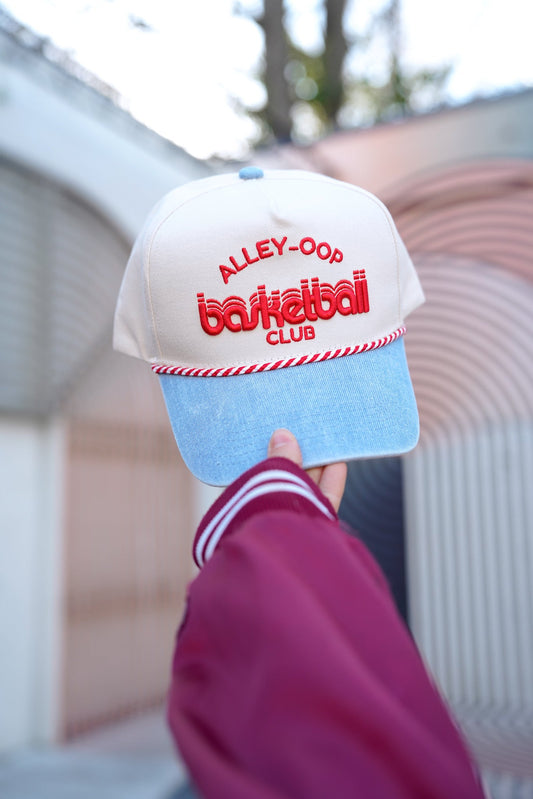 Alley Oop Basketball Club | Denim Vintage Trucker Hat