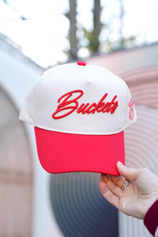 Buckets | Red Vintage Trucker Hat