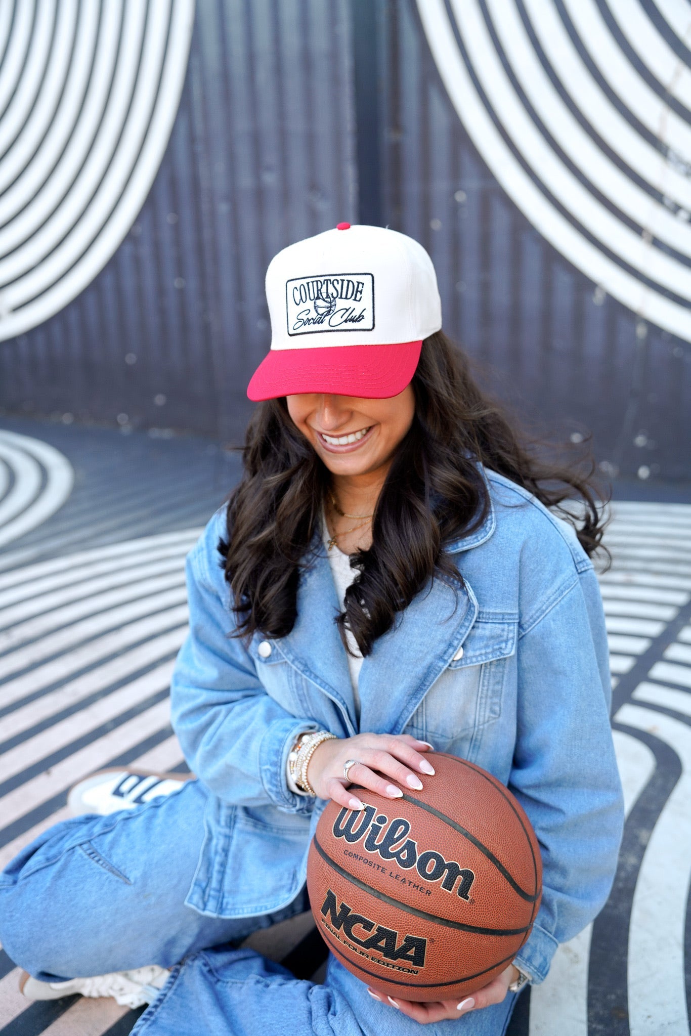 Courtside Social Club | Red Vintage Trucker Hat
