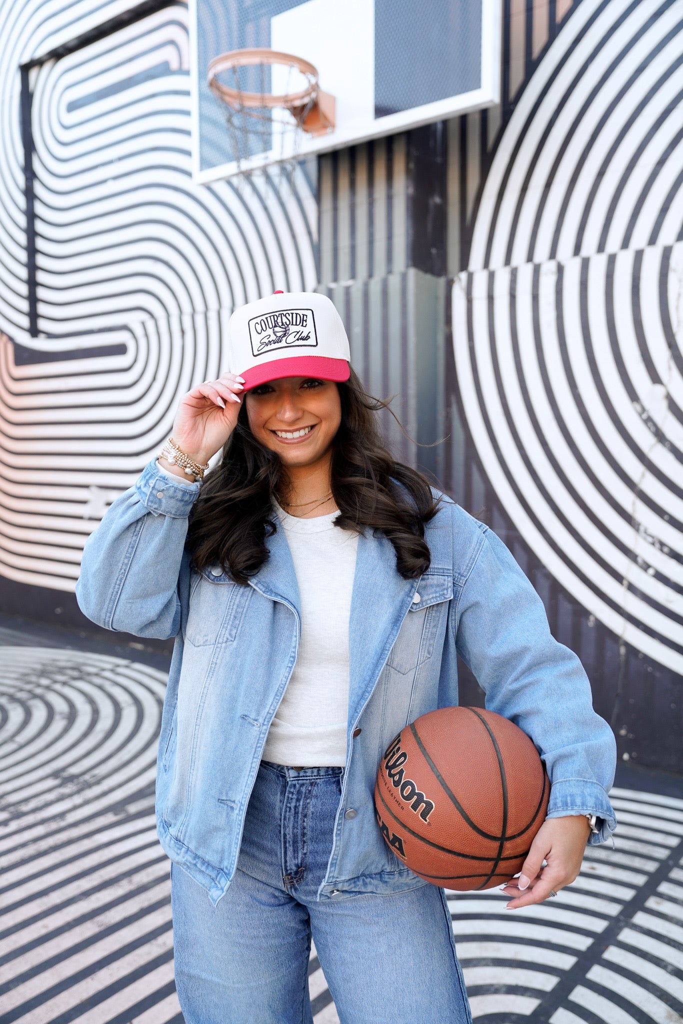 Courtside Social Club | Red Vintage Trucker Hat