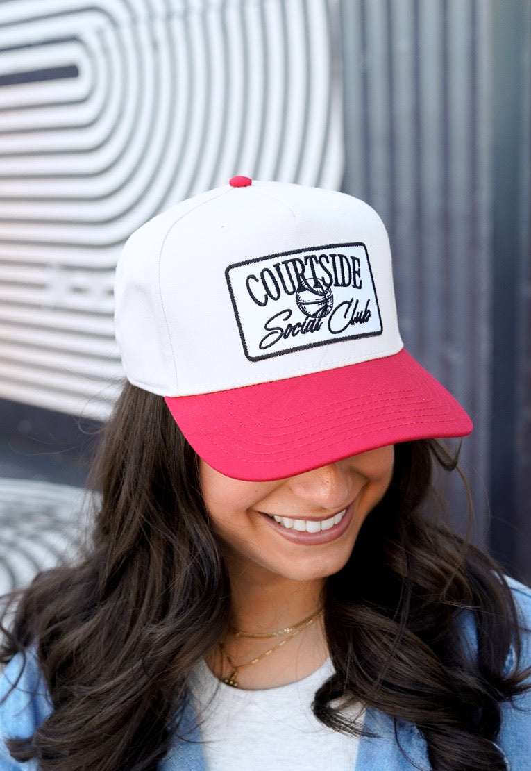 Courtside Social Club | Red Vintage Trucker Hat