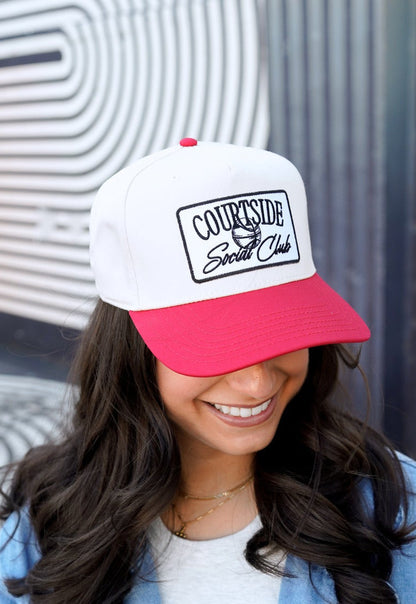 Courtside Social Club | Red Vintage Trucker Hat