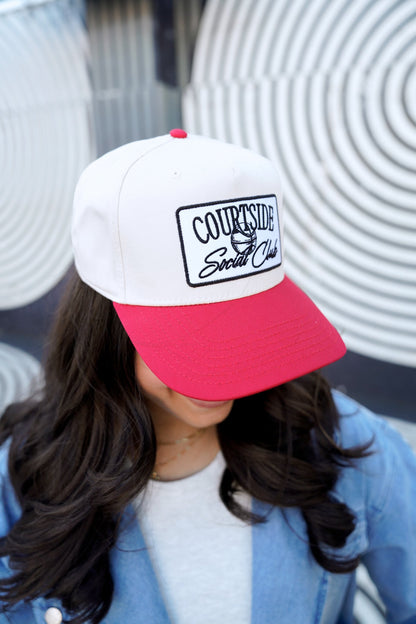 Courtside Social Club | Red Vintage Trucker Hat