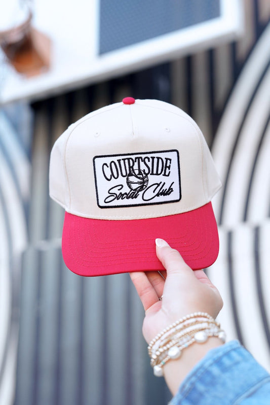 Courtside Social Club | Red Vintage Trucker Hat