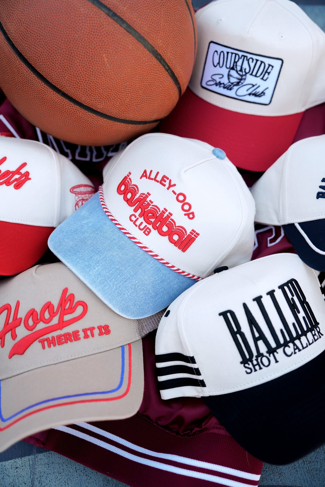 Alley Oop Basketball Club | Denim Vintage Trucker Hat