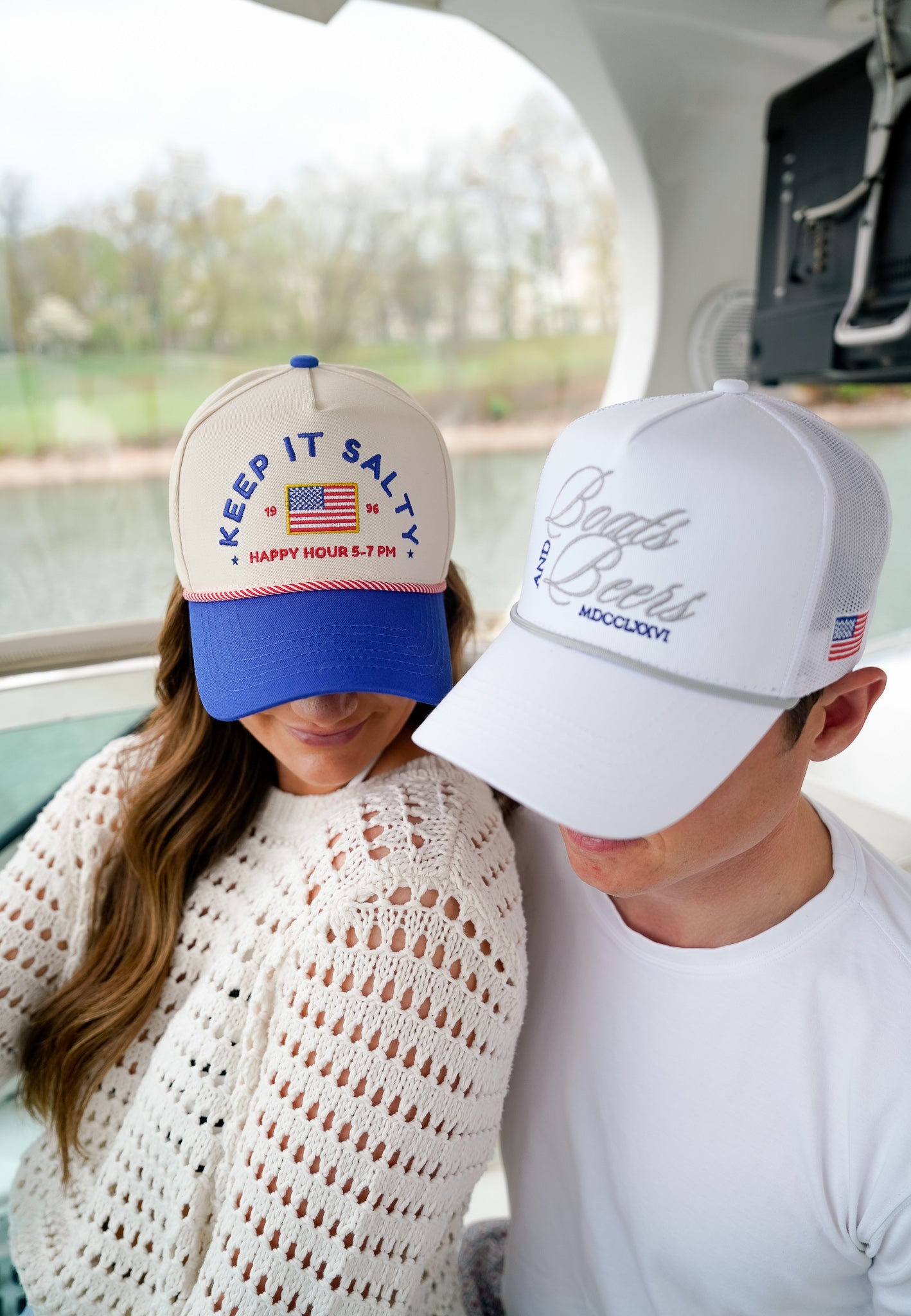 Keep it Salty | Royal Blue Vintage Trucker Hat