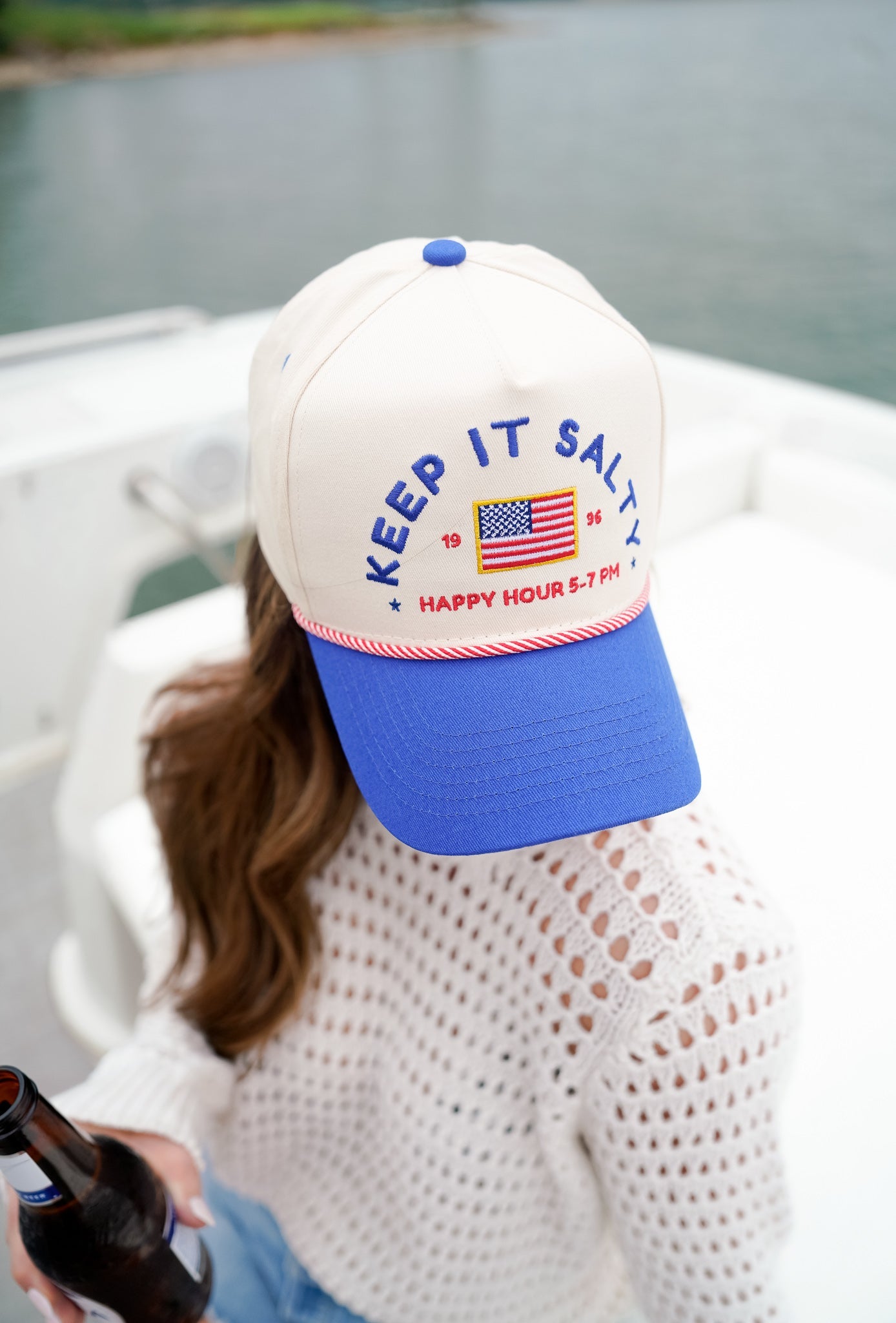 Keep it Salty | Royal Blue Vintage Trucker Hat