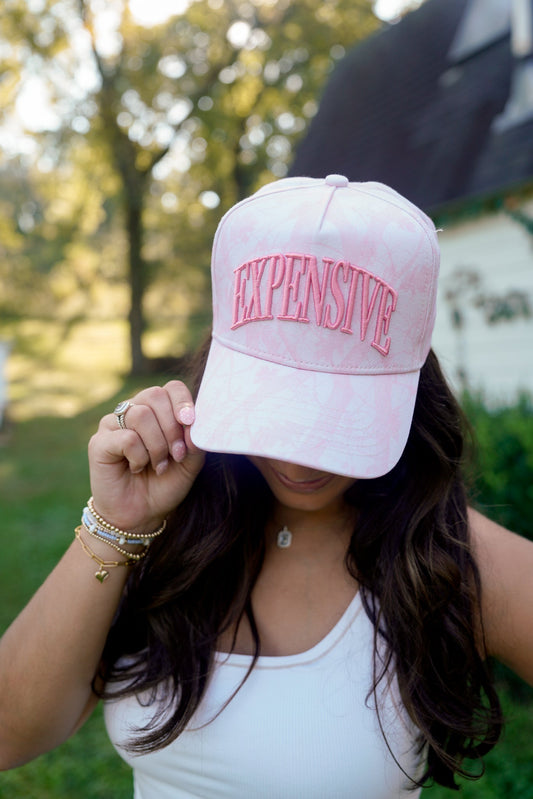 Expensive | Pink Camo Trucker Hat